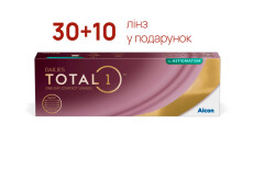 Торичні одноденні контактні лінзи Dailies Total 1 for Astigmatism - № 2